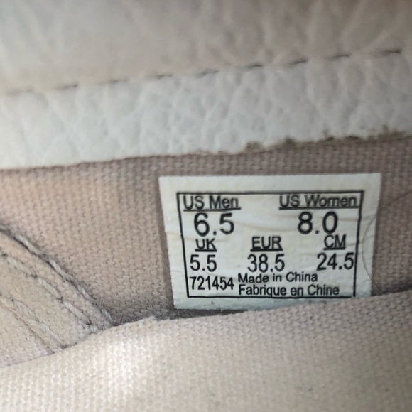 Pale Pink Leather Vans Classic Slip-on - Picture 4 of 4